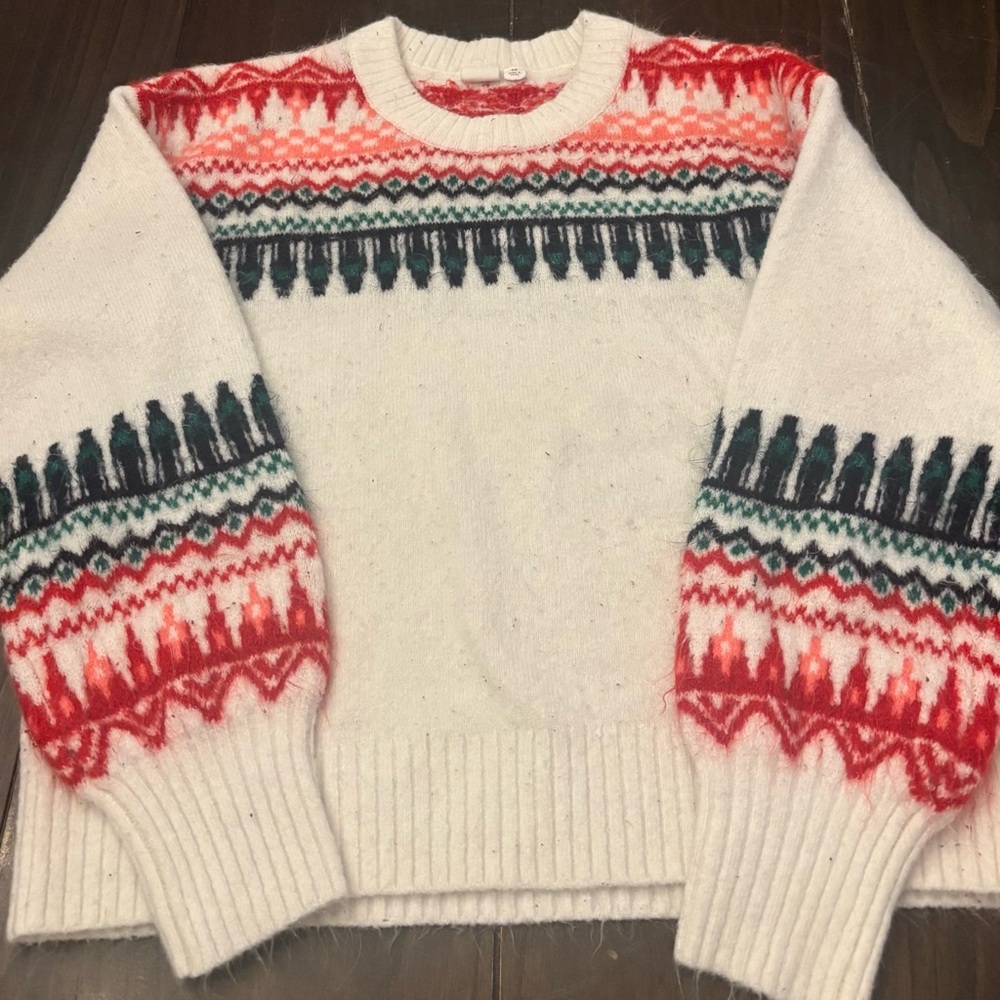 Gap Fair Isle Cotton Blend Pullover